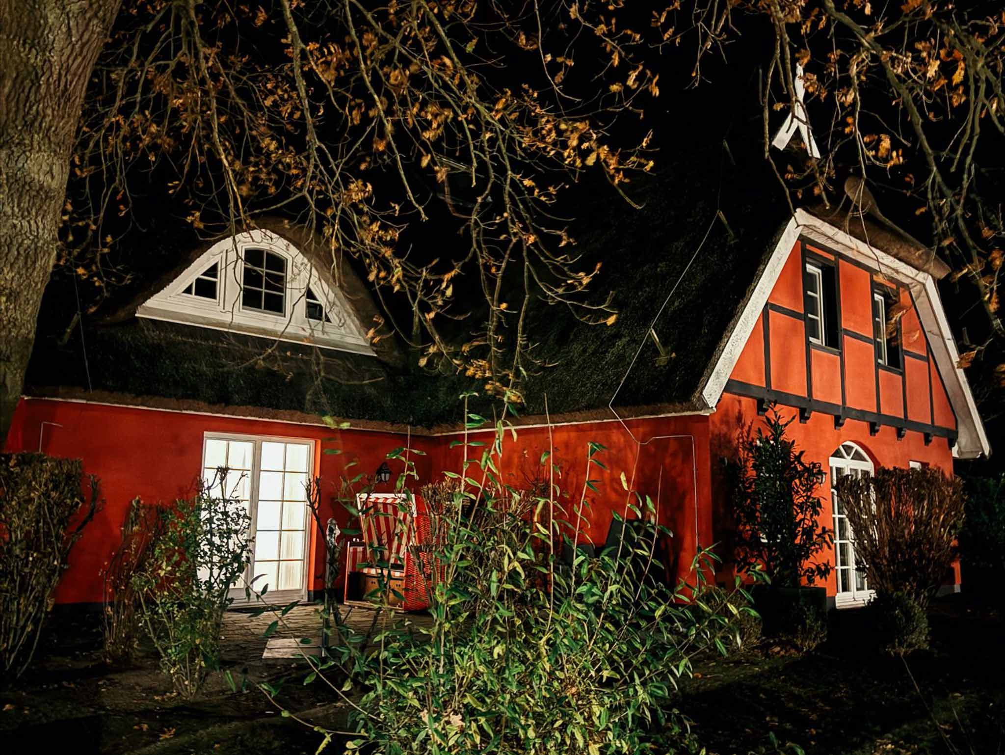 Außenansicht abends