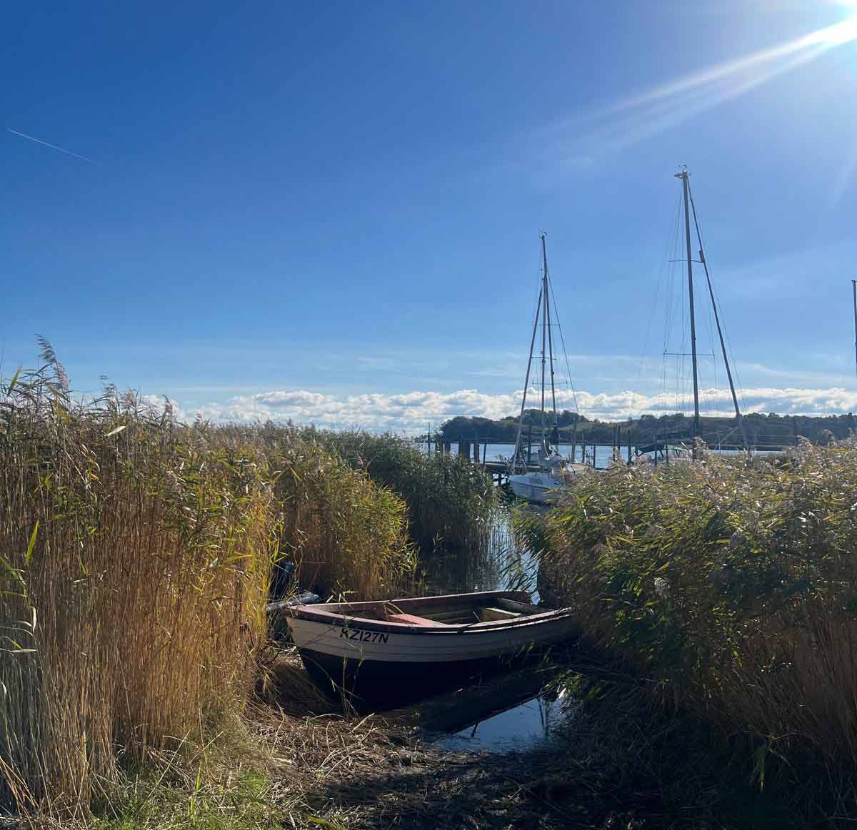 Blick auf den Naturhafen